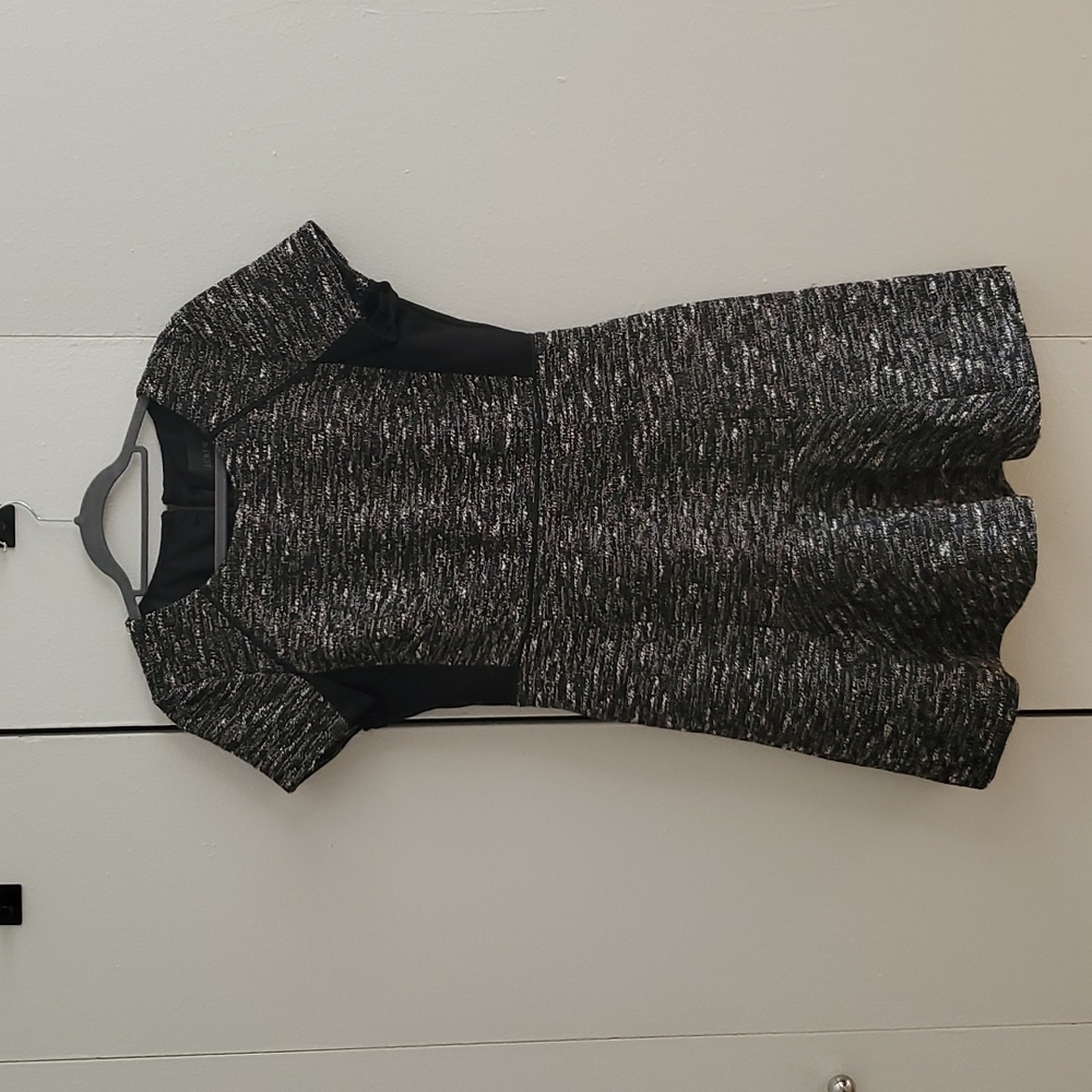 NWT JCrew Black Tweed Dress Size 12